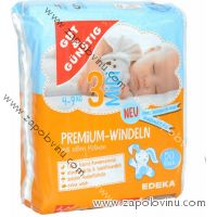 G+G Premium dětské pleny MIDI 4-9kg 50ks