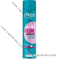 Elkos Volumen lak na vlasy s ultra silnou fixací 400ml