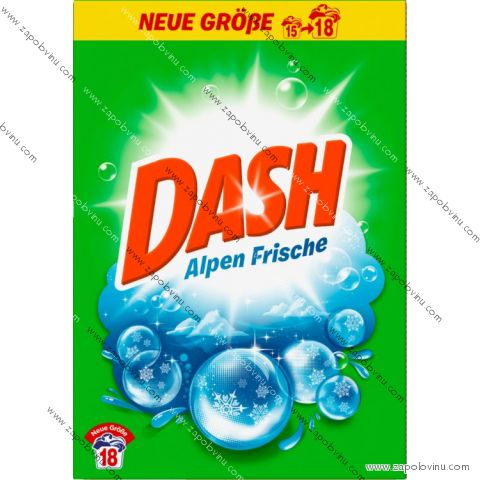 Dash Pulver prací prášek Alpen Frische 18 pracích dávek
