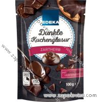 Edeka tmavá dortová poleva s Arriba kakaem 100g