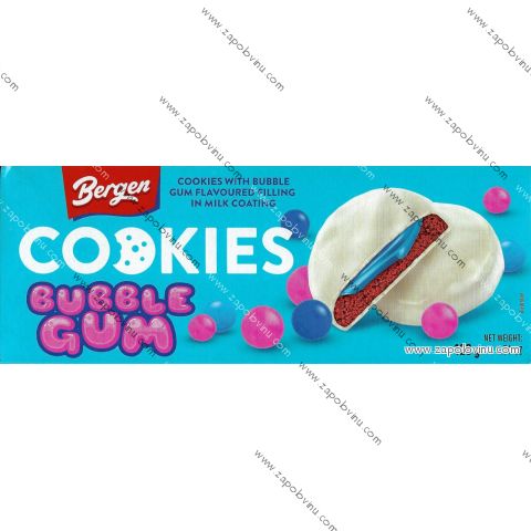 Bergen Cookies Bubble Gum 128g