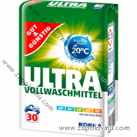 G+G Ultra Univerzální prací prášek 30 dávek 2,025 kg