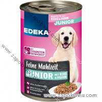 EDEKA jemné jídlo junior s hovězím a kuřecím masem 400 g