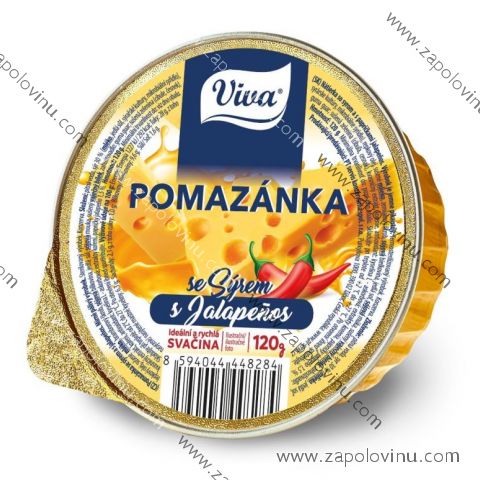 Viva Pomazánka se sýrem a s Jalapeños 120g
