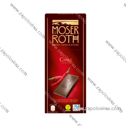 MOSER ROTH Hořká čokoláda s Cilli 125g
