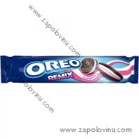 Oreo Remix kakaové sušenky s náplní Vanilka a malina 157 g