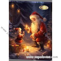 Chocoland  Adventní kalendář Santa Claus a malý Santa 50 g
