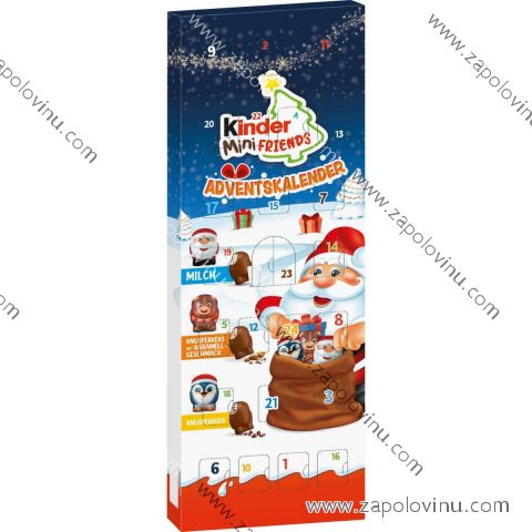 Ferrero Kinder Mini Friends Adventní kalendář 146g