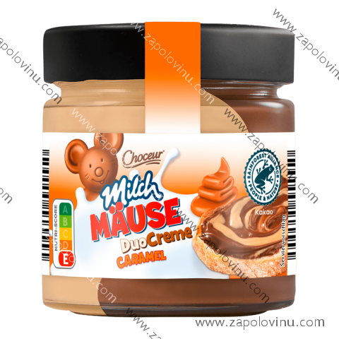 CHOCEUR Milchmäuse-Duo-Creme Karamell 200g
