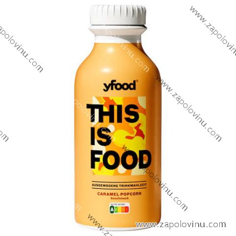 YFood pitné jídlo Karamel popcorn 500ml