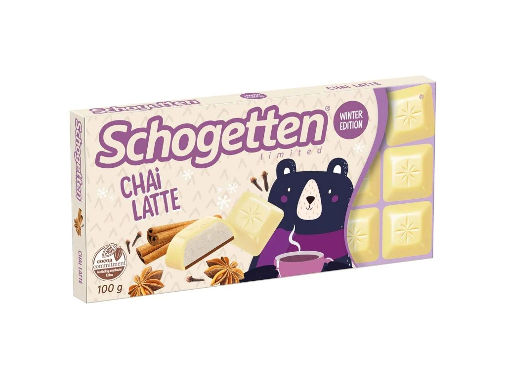Schogetten čokoláda příchuť Chai Latte 100g