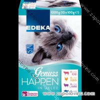 EDEKA Kapsičky pro kočky v želé 12 ks, 1200g