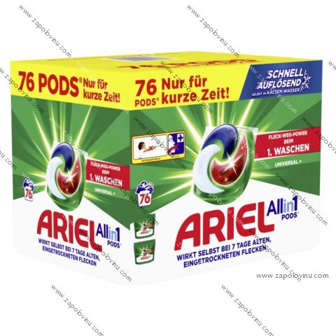 Ariel Kapsle na praní All in1 Pods Universal+ 76 PD