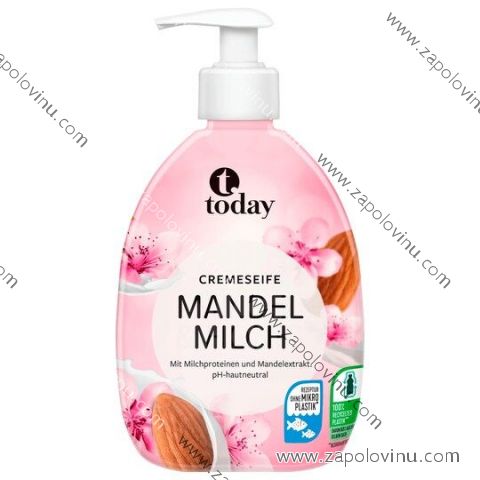 TODAY Krémové mýdlo Mandlové mléko 500ml