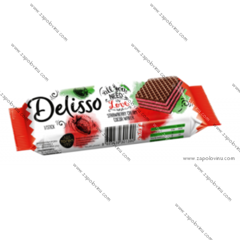 Delisso oplatka s jahodovým krémem 28g