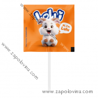 Argo LOLLI Klasické lízátko pes pomeranč 7g