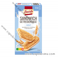 BISCOTTO sendwich cererální sušenky s jogurtem 253g