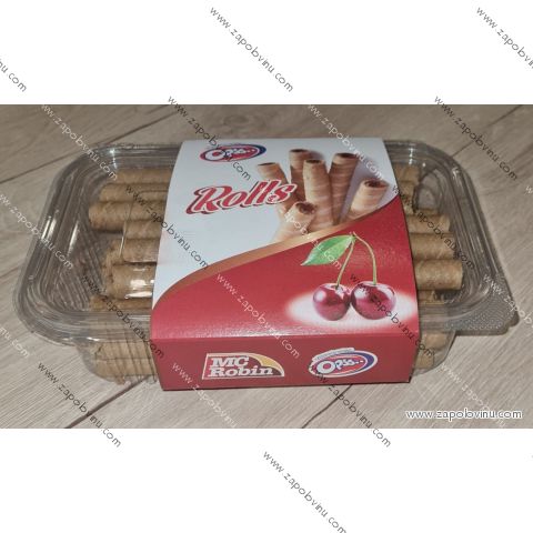 Mc Robin Trubičky kakaové s třešňovým krémem 230g