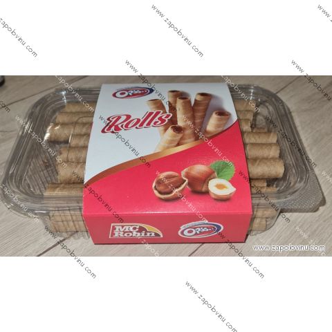 Mc Robin Trubičky kakaové s lísko oříškovým krémem 230g