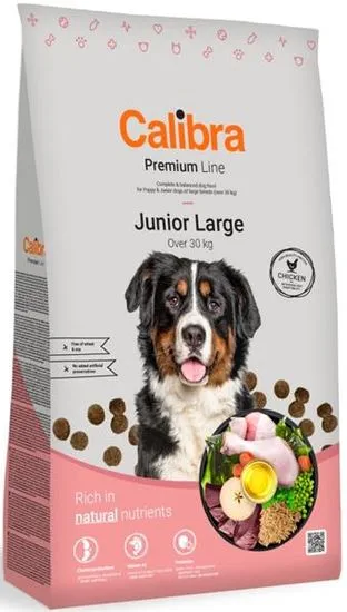 Calibra Dog Premium Line Junior Large kuřecí 12 kg