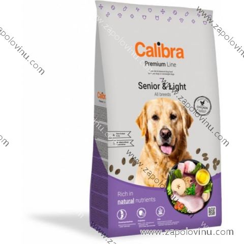 Calibra Dog Premium Line Senior+Light kuřecí 3 kg