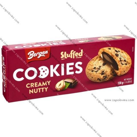 Bergen Stuffed cookies creamy nutty 130g