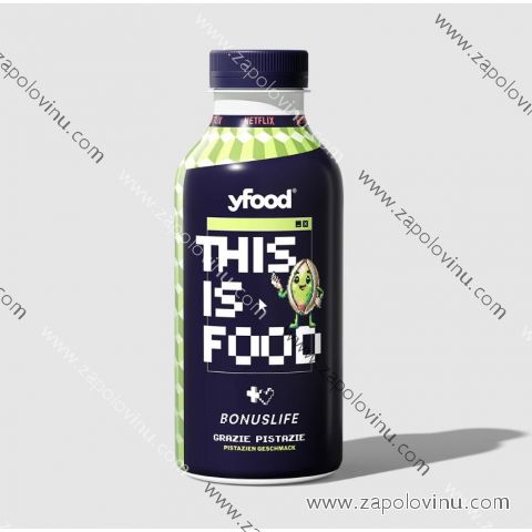 YFood pitné jídlo grazie a pistacie 500 ml