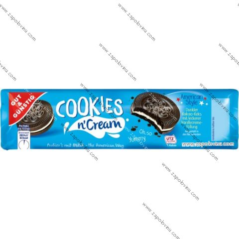 G+G Cookies sušenky s vanilkovou náplní 176g