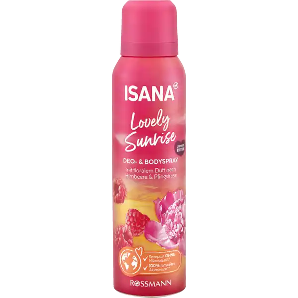 ISANA Deodorant + tělový sprej Lovely Sunrise 150 ml