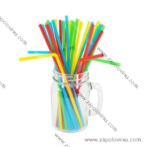 Ideal pack plastové brčko s kloubem 50 ks