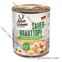 ALPENSCHMAUS hrnec s kysaným zelím, uzeným vepřovým masem a bramborami 800g