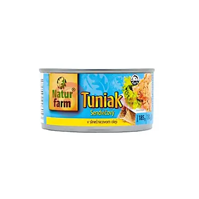 Natur Farm tuňák sendvičový 185g