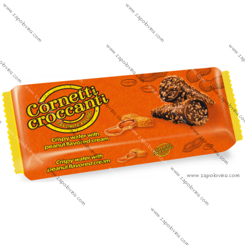 CORNETTI CROCCANTI PENUT arašídové kornouty 100G