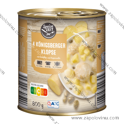 ALPENSCHMAUS 4 Königsberger Klopse, s bramborami a kaparovou omáčkou 800g
