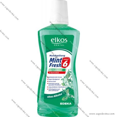 Elkos Mint Fresh antibakteriální ústní voda 500ml