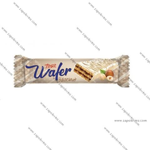 Togo Wafer oplatky v bílé polevě s ořechovou náplní 30g