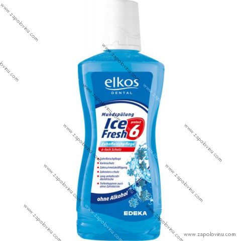 Elkos Ice Fresh ústní voda pro péči o dásně 500ml