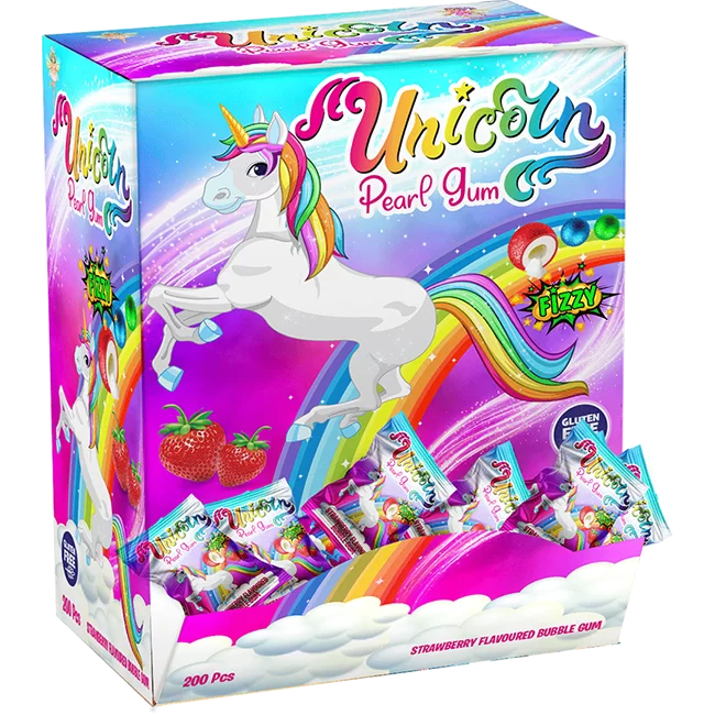 Unicorn žvýkačka s jahodovou příchutí 3,5g