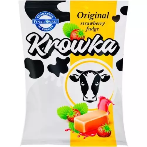 FinalSweet krowka strawberry fudge 100g