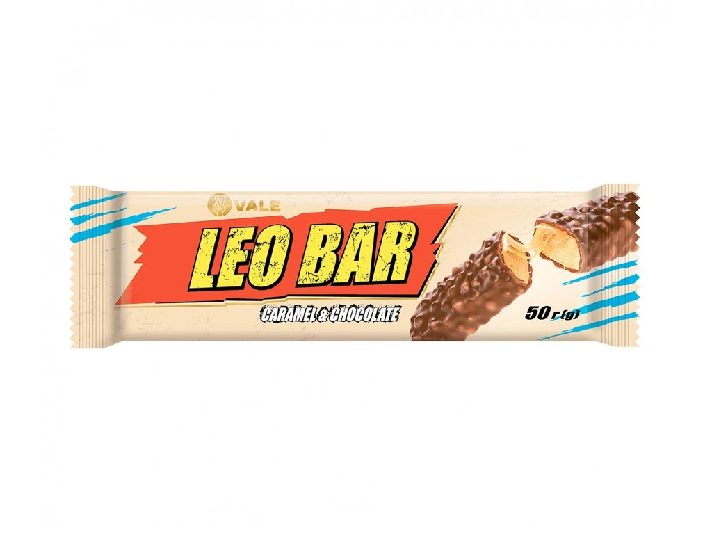 Vale Leo Bar oplatková tyčinka s karamelem a čokoládou 50g