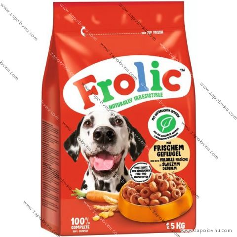 Frolic drůbež a zelenina a rýže 1,5 kg