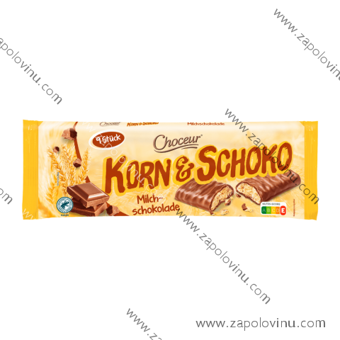 CHOCEUR Korn + Schoko Mléčná čokoláda 166,5 g
