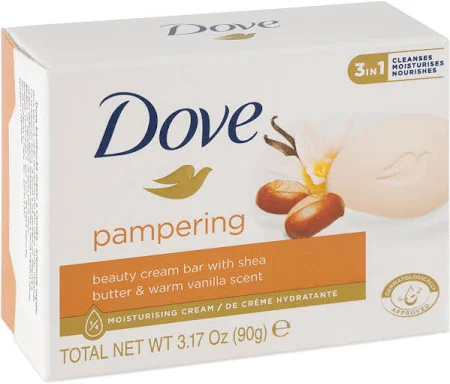 Dove Pampering tuhé mýdlo Bambucké máslo a vanilka 90g