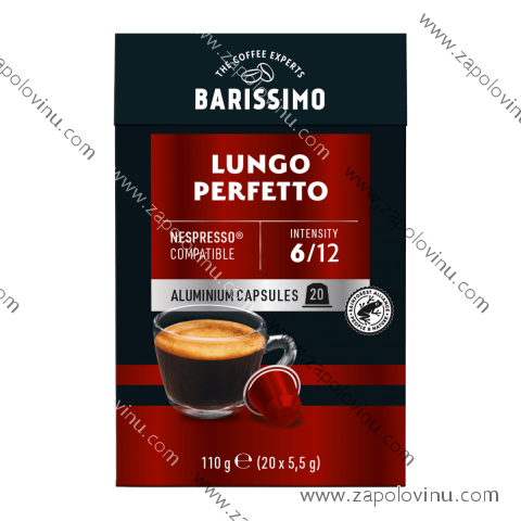 Barissimo Lungo Perfecto pro Nespresso 20 kusů 110 g