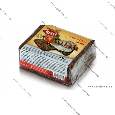 Brick chléb tmavý žitný 375g