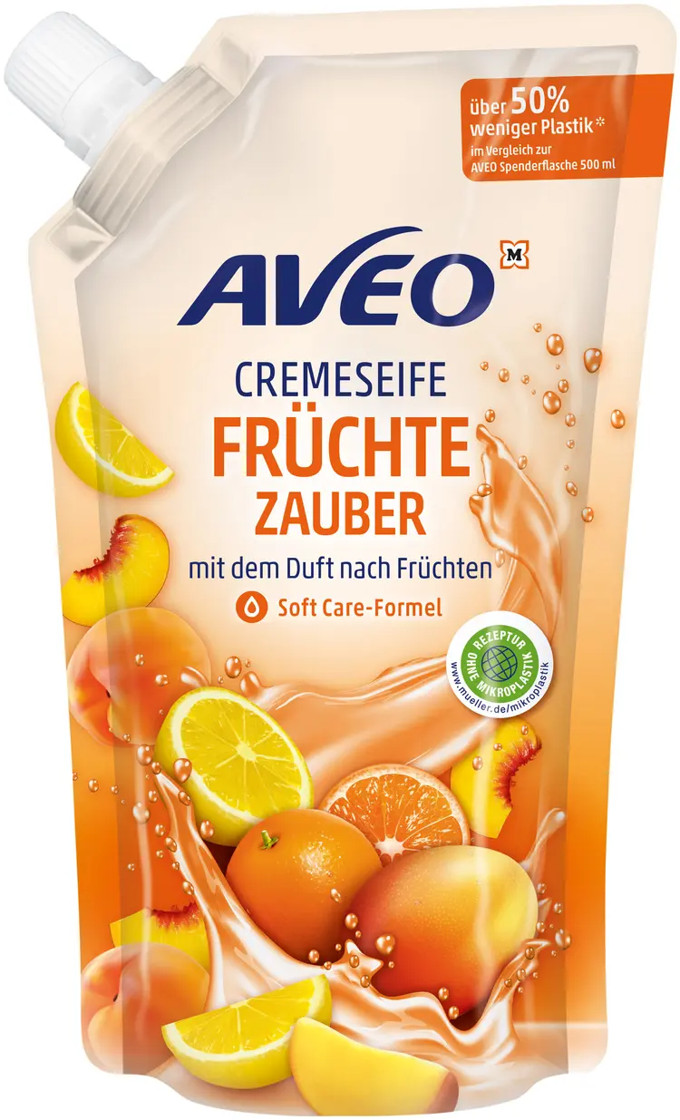 Aveo krémové mýdlo Ovocná magie 750 ml