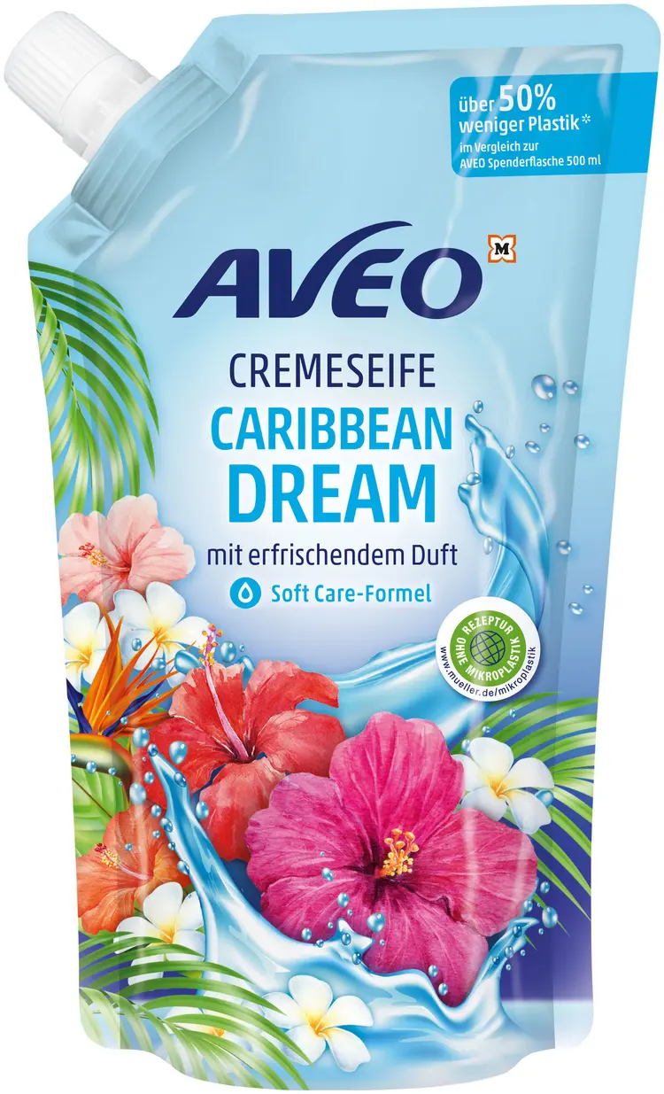 Aveo krémové mýdlo Caribbean Dream 750 ml