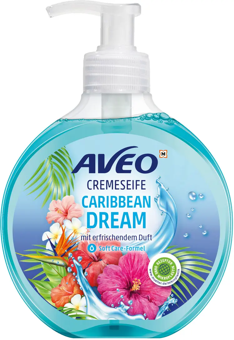 Aveo krémové mýdlo Caribbean Dream 500 ml