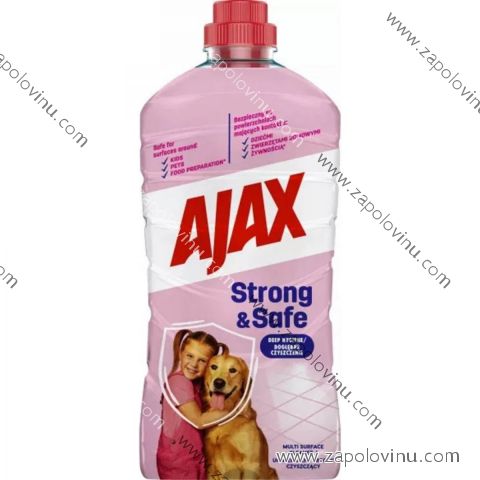 Ajax Strong + Safe univerzální hygienický čisticí prostředek 1 l