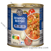 Speise Zeit Čevapčiči rýžový guláš s paprikami 800g